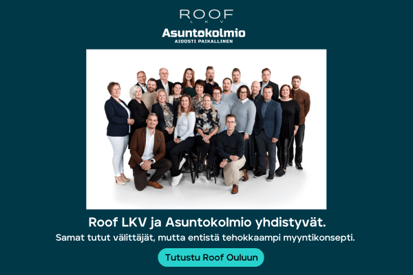 Asuntokolmio ja Roof LKV yhdistyivät bannerkuva